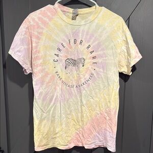 Tie-Dye Care for Rare Awareness T-Shirt